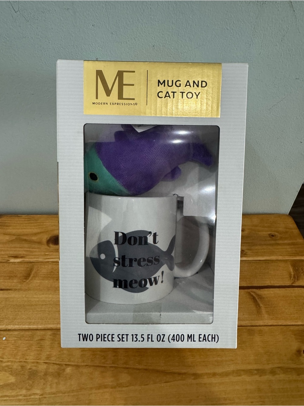 Modern Expressions Mug and Cat Toy Set